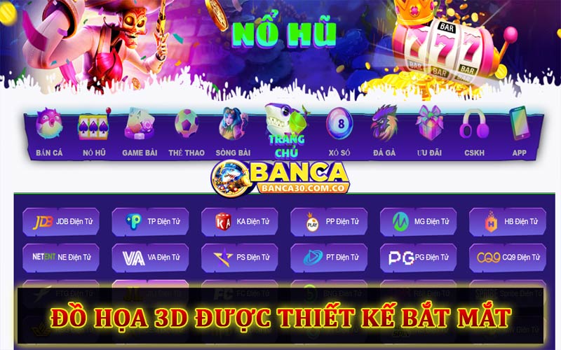 Thiết kế đồ họa 3D hấp dẫn và bắt mắt